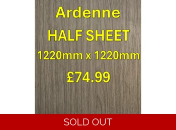 15mm Lightweight Furniture Ply - Ardenne - Half Sheet